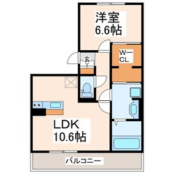 イーストハイムの物件間取画像